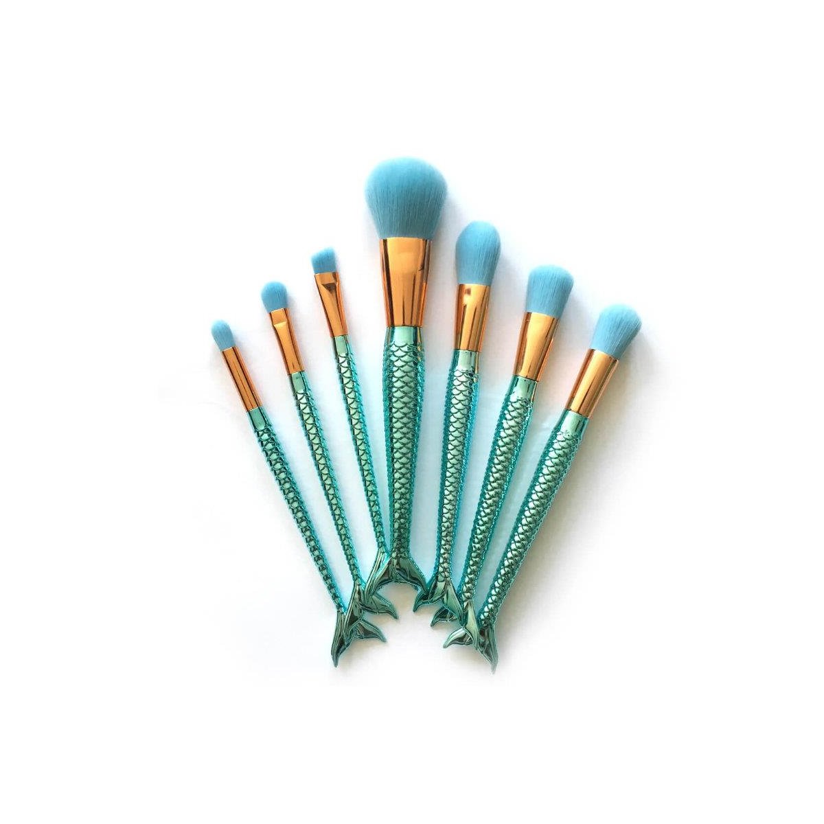 The most beautiful mermaid make-up brushes - Beautiful mermaid make-up brushes