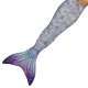 Mermaid Tail Aurora Borealis JL without monofin