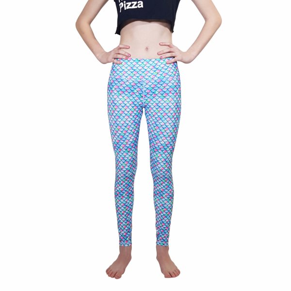 Meerjungfrau Leggings Aurora Borealis M