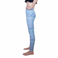 Mermaid Leggings Aurora Borealis XL
