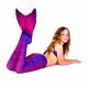 Mermaid Tail Bali Blush M with monofin pink tail and bikini