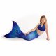 Meerjungfrauenflosse Ocean Deep M mit Monoflosse blau und Kostüm und Bikini