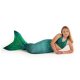 Meerjungfrauenflosse Sirene Green XL mit Monoflosse grün und Kostüm