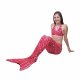 Mermaid Tail Bahama Pink JL with monofin pink and tail