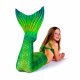 Coda Sirena Lime Rickey M con monopinna verde coda e bikini
