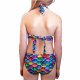 Mermaid Bikini Hawaiian Rainbow XL