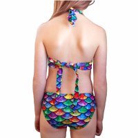 Mermaid Bikini Hawaiian Rainbow JM