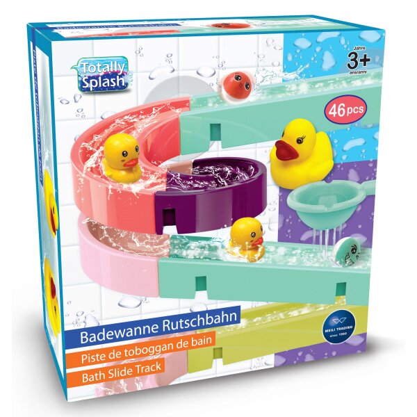Splash Badewanne Rutschbahn 46 Teile für interaktiven Badespaß