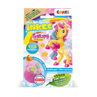 Inkee Surprise Bath Bomb Galupy Unicorn with Caramel Scent and Colors