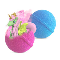 Inkee Surprise Bath Bomb Galupy Unicorn with Caramel Scent and Colors