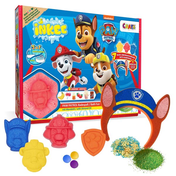 Inkee Surprise Box Paw Patrol for Splashing Bath Fun