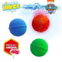 Inkee Bath Bombs 3-Pack Paw Patrol Cherry Lollipop Scent and Colors