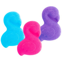 Inkee Flamingo Bath Bombs Multipack 3 Pieces with Jojoba Oil and Gum Scent