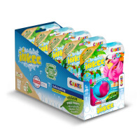 Inkee Flamingo Bath Bombs Multipack 3 Pieces with Jojoba Oil and Gum Scent