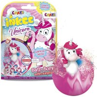 Unicorn Beach Surprise Bath Bomb with Popcorn Scent and Unicorn Collectibles