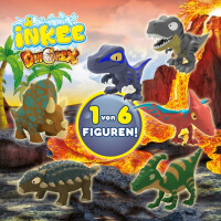 INKEE Dino Surprise Bath Bomb for Dino Fans with Sweet Peach Scent