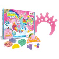 INKEE Galupy Unicorn Badespaß Box mit Badebomben und Schwamm-Krone