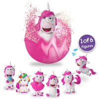 Inkee Surprise Bath Bomb Unicorn with Popcorn Scent - Collect 1 of 6 Unicorns