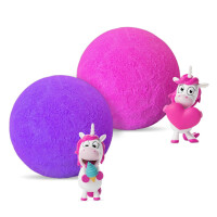 Inkee Surprise Bath Bomb Unicorn with Popcorn Scent - Collect 1 of 6 Unicorns