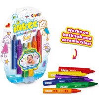 CRAZE Inkee Bath Painting Crayons 6-Pack for Creative...