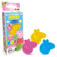 Inkee Peppa Pig Badebomben 3er-Set mit Erdbeerduft und Mandelöl