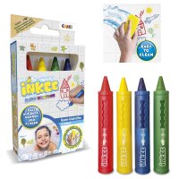 CRAZE Inkee Bath Coloring Sticks for Creative Bath Time Without Residue