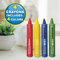 CRAZE Inkee Bath Coloring Sticks for Creative Bath Time Without Residue