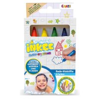 CRAZE Inkee Bath Coloring Sticks for Creative Bath Time Without Residue