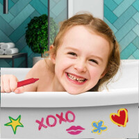 CRAZE Inkee Bath Coloring Sticks for Creative Bath Time Without Residue