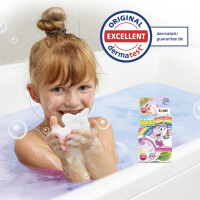Inkee Badebombe Foamy Unicorn für ein farbenfrohes Badeerlebnis