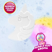 Inkee Badebombe Foamy Unicorn für ein farbenfrohes Badeerlebnis