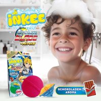 INKEE Surprise Bath Bomb Blade with Chocolate Scent and Color Play