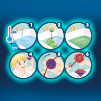 INKEE Surprise Bath Bomb Blade with Chocolate Scent and Color Play