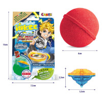 INKEE Surprise Bath Bomb Blade with Chocolate Scent and Color Play