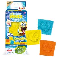 Inkee Mini Pack SpongeBob Bath Additives for Fruity Bath Fun Without Microplastics
