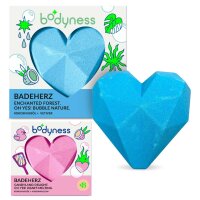 Bodyness Bath Heart in Pink and Blue for Luxurious...