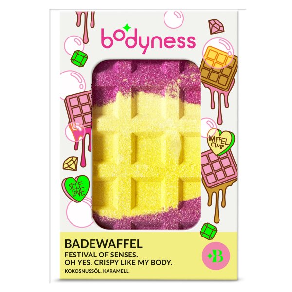 BODYNESS Bath Bomb with Caramel Scent for Relaxing Bath Experiences