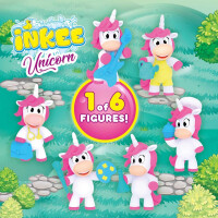 Inkee Surprise Unicorn Bath Bomb with Sweet Scent and Surprise Figure
