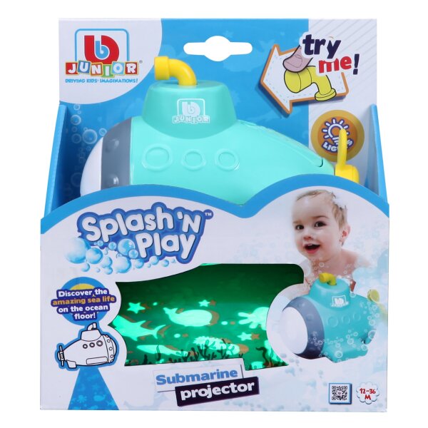 BB-Junior Splashn Play Submarine with Light for Exciting Bath Time