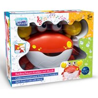 Splash Badeschaum Krabbe mit Musik für unvergesslichen Badespaß