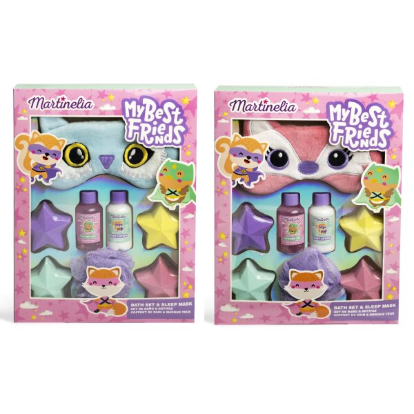 My Best Friends Bath and Eye Mask Set with Shower Gel and Bath Bombs