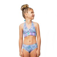 Mermaid bikini kids Aurora Borealis M