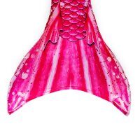 Meerjungfrau Kostüm Kinder Bahama Pink M
