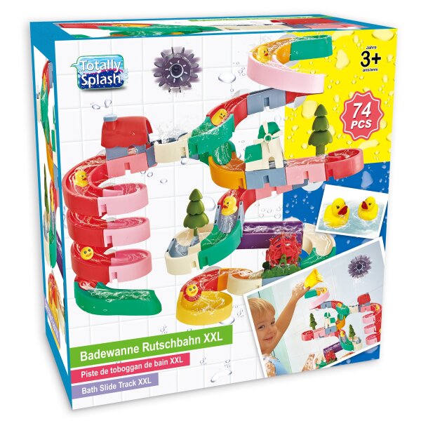 Splash Badewanne Rutschbahn XXL 74 Teile