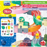 Splash Badewanne Rutschbahn XXL 74 Teile