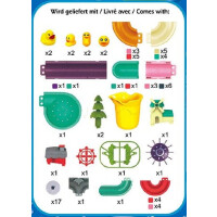 Splash Badewanne Rutschbahn XXL 74 Teile