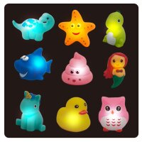 Splash Leuchtende Badefiguren 9 Stück