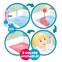 CRAZE Inkee Überraschungs-Badekugel Hippo