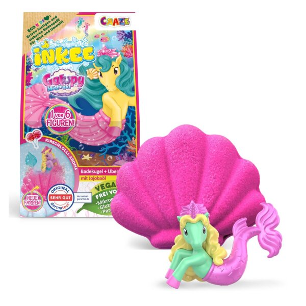 Set 5 x Surprise Badebombe Galupy Mermaid für zauberhafte Badestunden