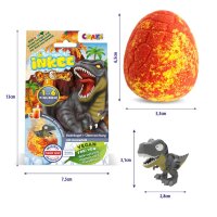 INKEE Dino Surprise Bath Bomb for Dino Fans with Sweet Peach Scent